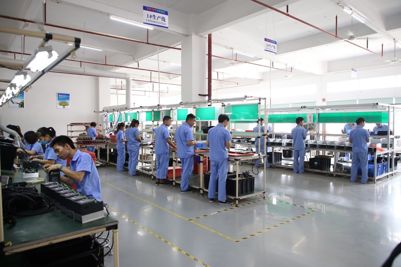 Shenzhen zk electric technology limited  company ligne de production en usine